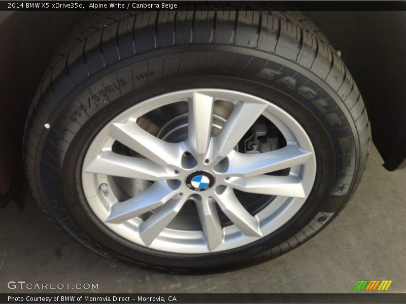 Alpine White / Canberra Beige 2014 BMW X5 xDrive35d