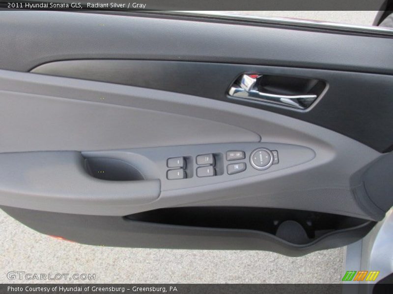 Radiant Silver / Gray 2011 Hyundai Sonata GLS