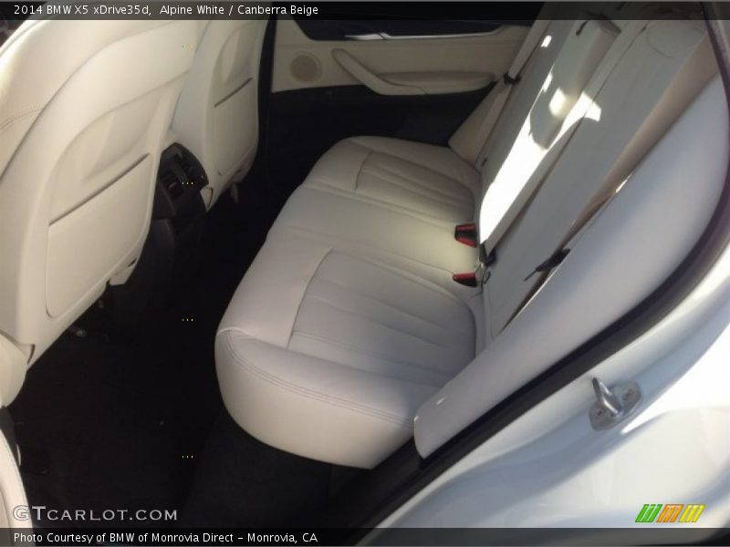 Alpine White / Canberra Beige 2014 BMW X5 xDrive35d