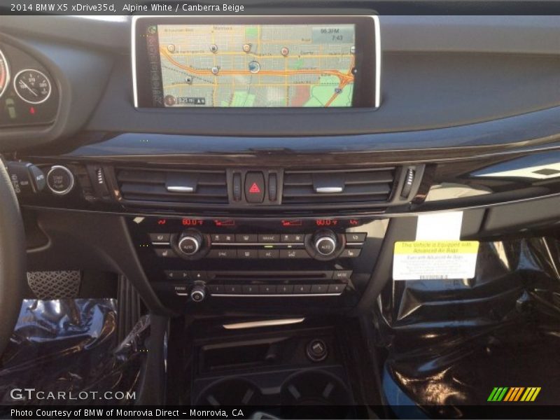 Alpine White / Canberra Beige 2014 BMW X5 xDrive35d