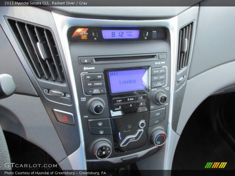 Radiant Silver / Gray 2011 Hyundai Sonata GLS