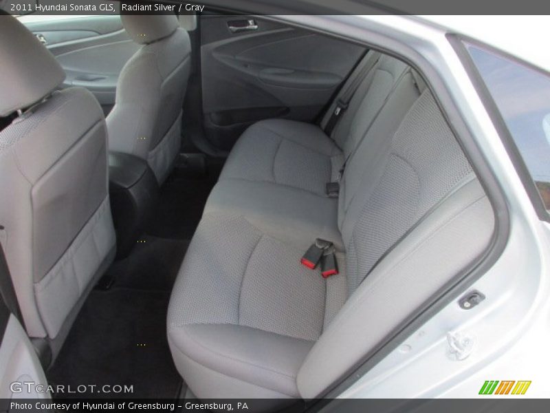 Radiant Silver / Gray 2011 Hyundai Sonata GLS