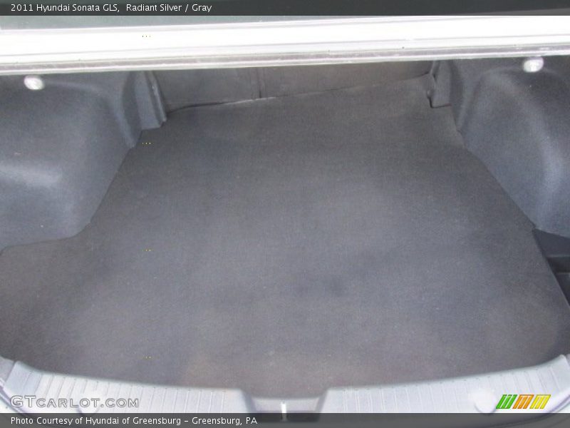 Radiant Silver / Gray 2011 Hyundai Sonata GLS