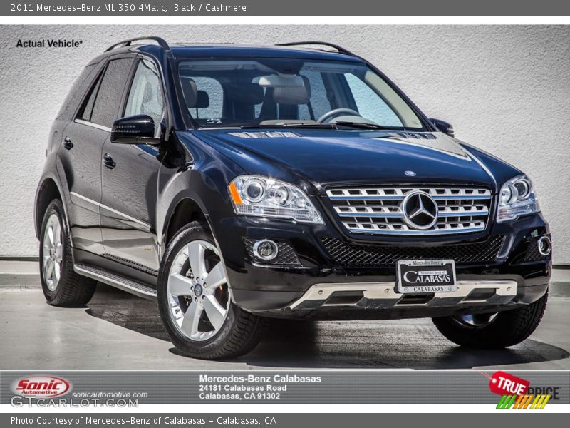 Black / Cashmere 2011 Mercedes-Benz ML 350 4Matic