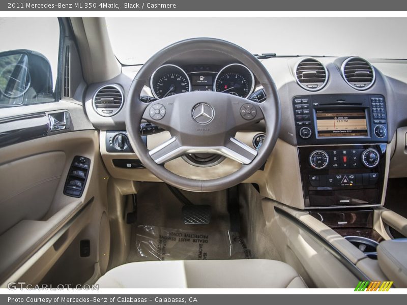 Black / Cashmere 2011 Mercedes-Benz ML 350 4Matic