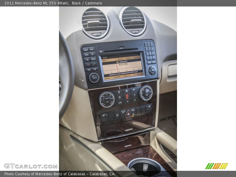Black / Cashmere 2011 Mercedes-Benz ML 350 4Matic