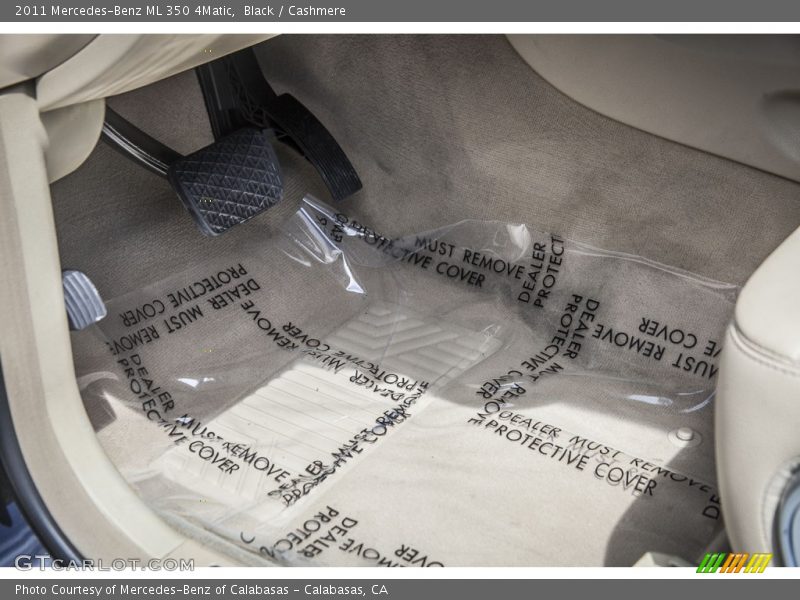 Black / Cashmere 2011 Mercedes-Benz ML 350 4Matic
