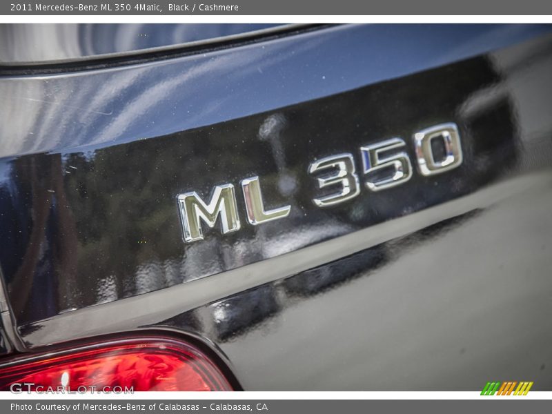 Black / Cashmere 2011 Mercedes-Benz ML 350 4Matic