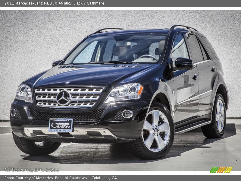 Black / Cashmere 2011 Mercedes-Benz ML 350 4Matic