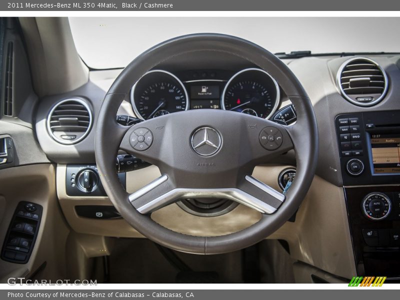 Black / Cashmere 2011 Mercedes-Benz ML 350 4Matic