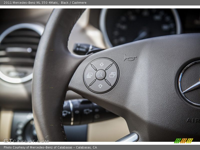 Black / Cashmere 2011 Mercedes-Benz ML 350 4Matic