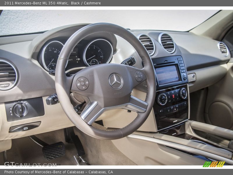 Black / Cashmere 2011 Mercedes-Benz ML 350 4Matic