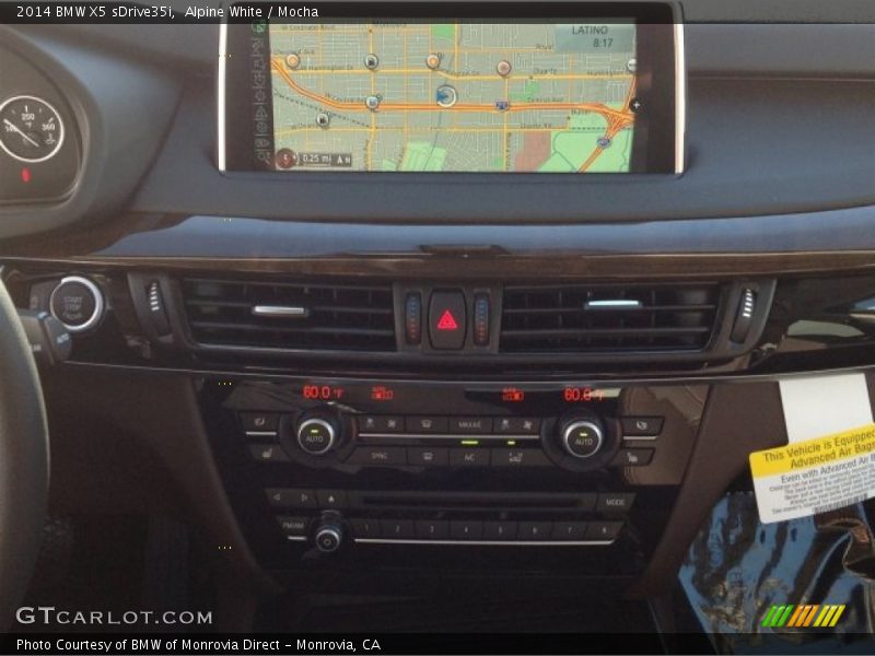 Alpine White / Mocha 2014 BMW X5 sDrive35i