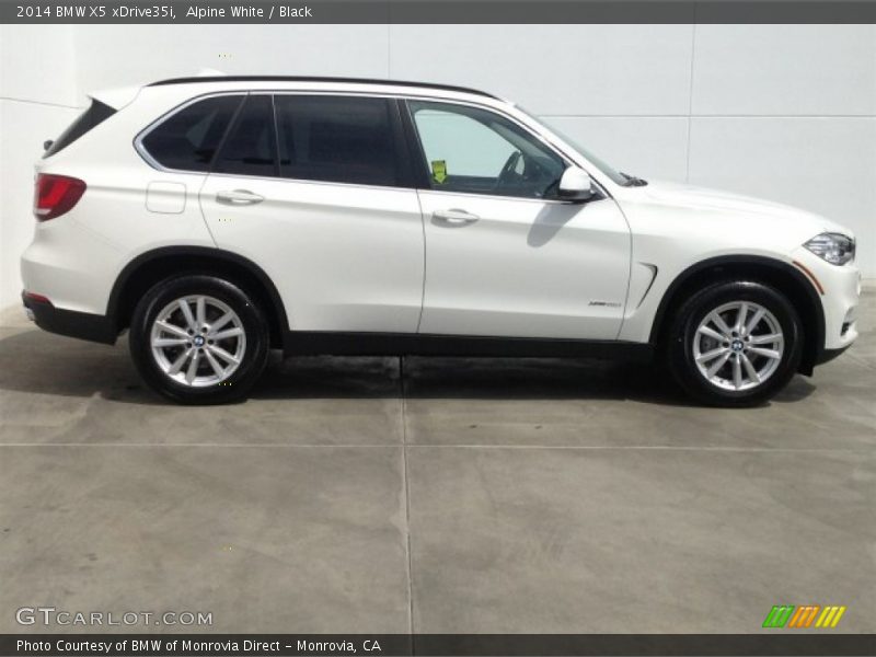 Alpine White / Black 2014 BMW X5 xDrive35i