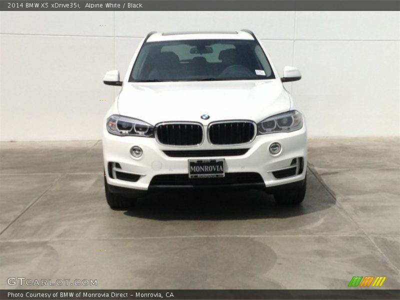 Alpine White / Black 2014 BMW X5 xDrive35i