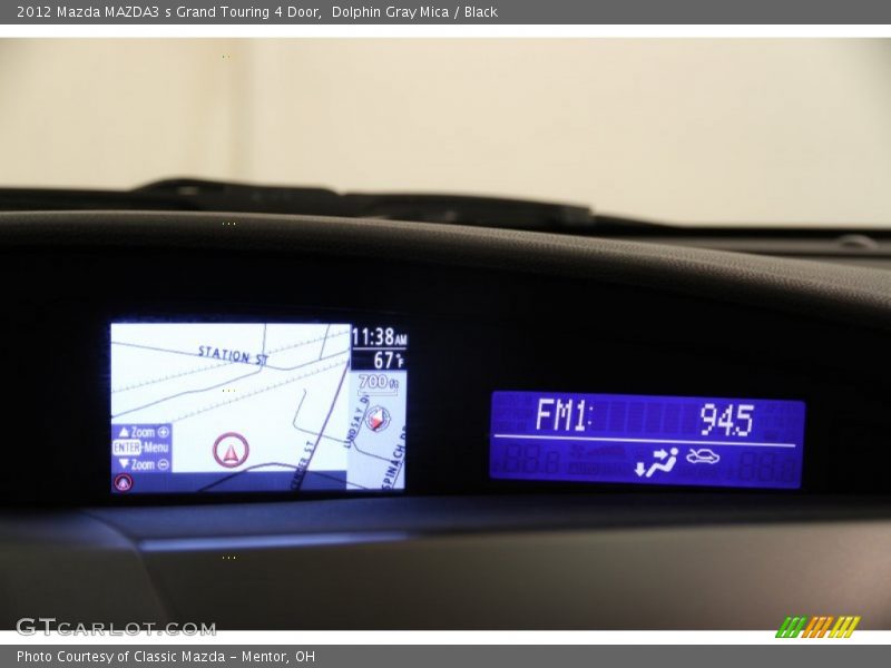 Dolphin Gray Mica / Black 2012 Mazda MAZDA3 s Grand Touring 4 Door
