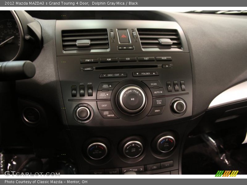 Dolphin Gray Mica / Black 2012 Mazda MAZDA3 s Grand Touring 4 Door