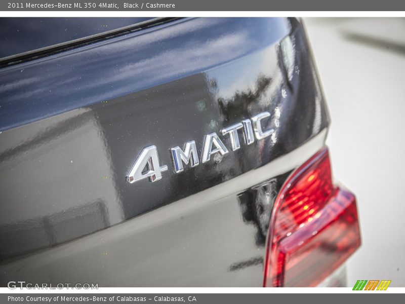 Black / Cashmere 2011 Mercedes-Benz ML 350 4Matic