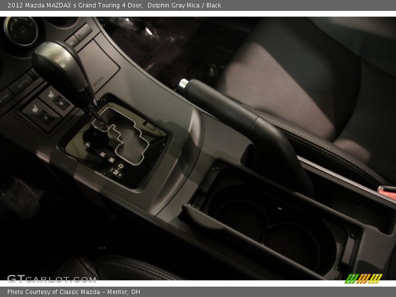Dolphin Gray Mica / Black 2012 Mazda MAZDA3 s Grand Touring 4 Door