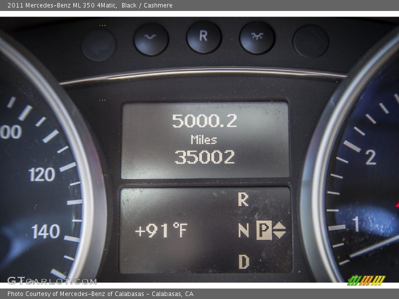 Black / Cashmere 2011 Mercedes-Benz ML 350 4Matic