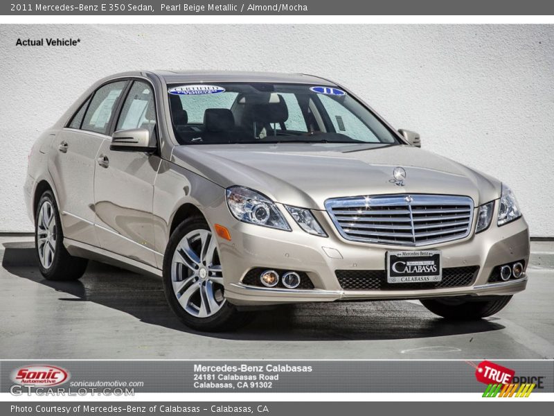 Pearl Beige Metallic / Almond/Mocha 2011 Mercedes-Benz E 350 Sedan