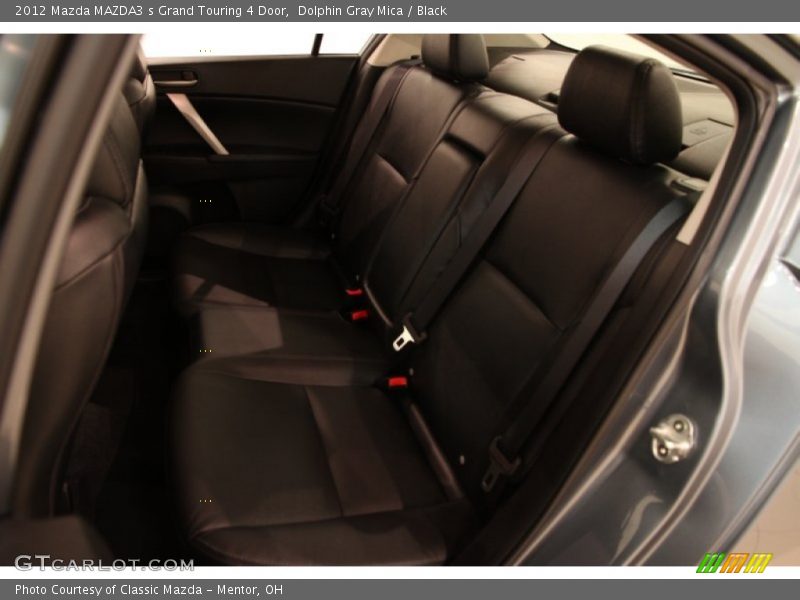 Dolphin Gray Mica / Black 2012 Mazda MAZDA3 s Grand Touring 4 Door