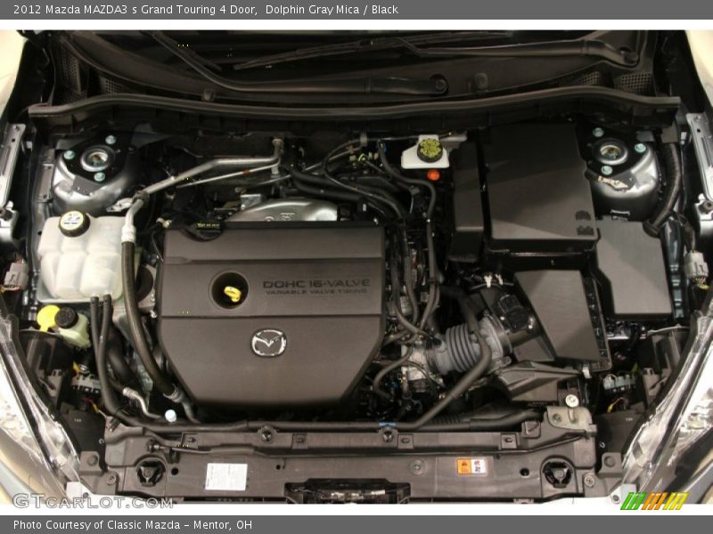 Dolphin Gray Mica / Black 2012 Mazda MAZDA3 s Grand Touring 4 Door