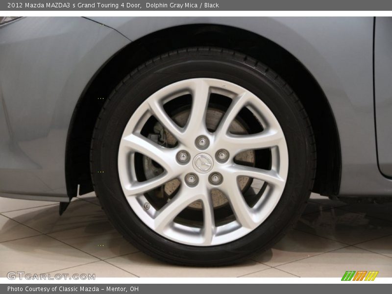 Dolphin Gray Mica / Black 2012 Mazda MAZDA3 s Grand Touring 4 Door