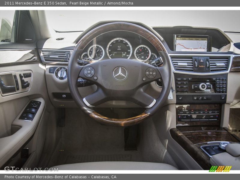Pearl Beige Metallic / Almond/Mocha 2011 Mercedes-Benz E 350 Sedan