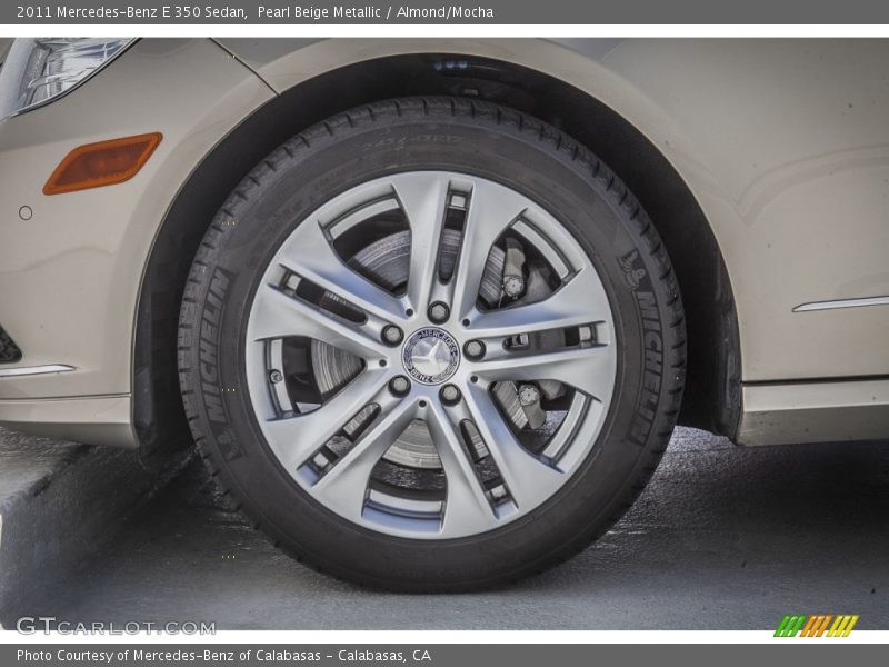 Pearl Beige Metallic / Almond/Mocha 2011 Mercedes-Benz E 350 Sedan