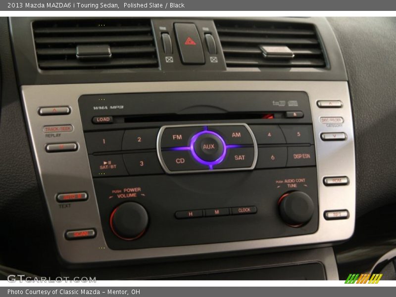 Polished Slate / Black 2013 Mazda MAZDA6 i Touring Sedan