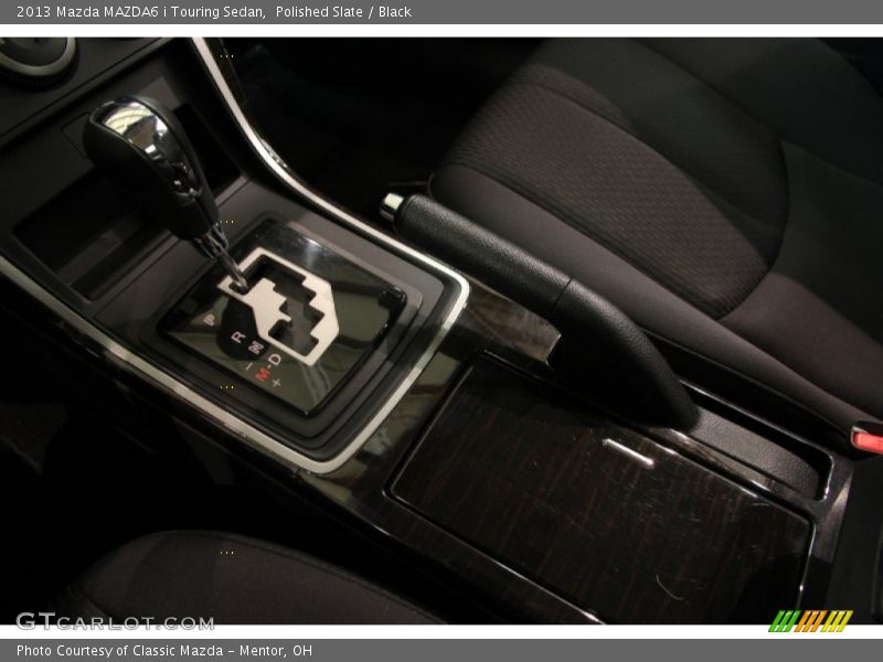 Polished Slate / Black 2013 Mazda MAZDA6 i Touring Sedan