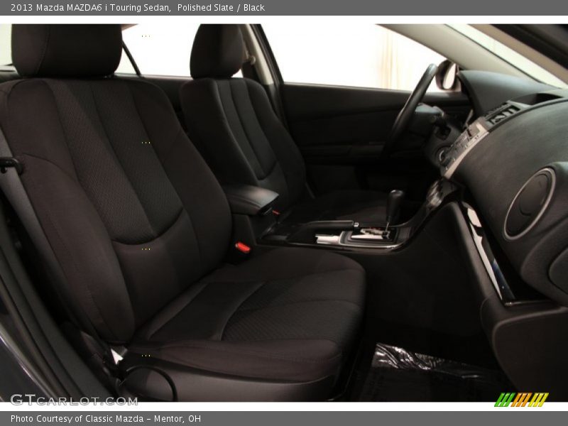 Polished Slate / Black 2013 Mazda MAZDA6 i Touring Sedan