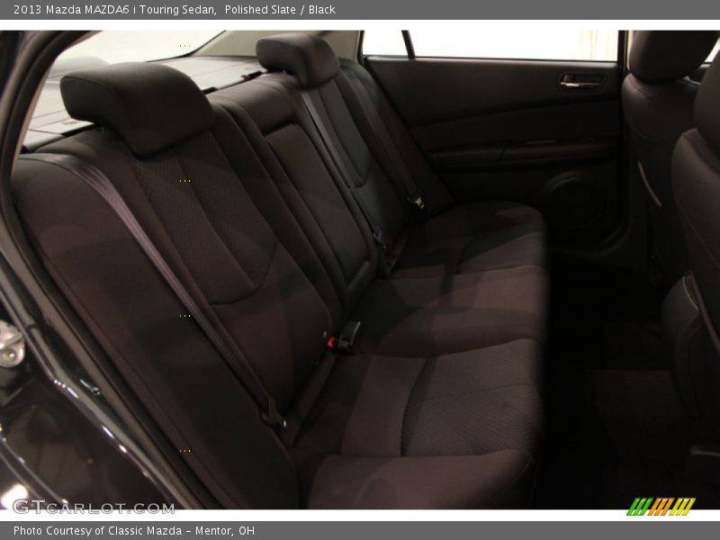 Polished Slate / Black 2013 Mazda MAZDA6 i Touring Sedan