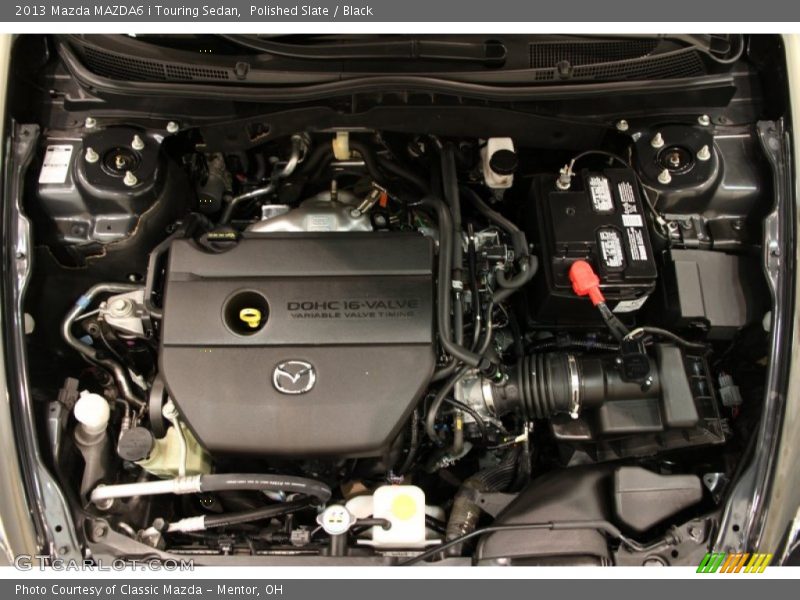 Polished Slate / Black 2013 Mazda MAZDA6 i Touring Sedan