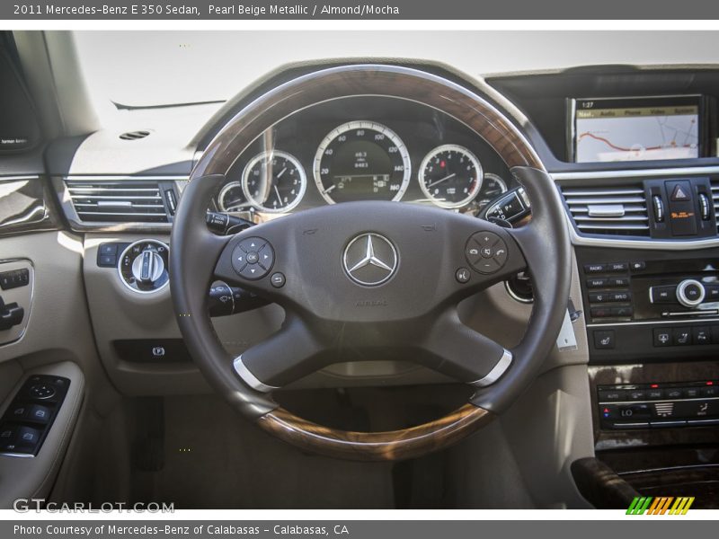 Pearl Beige Metallic / Almond/Mocha 2011 Mercedes-Benz E 350 Sedan