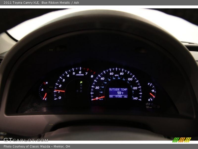 Blue Ribbon Metallic / Ash 2011 Toyota Camry XLE