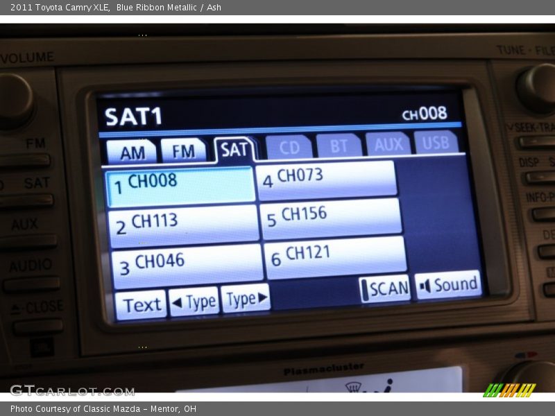 Blue Ribbon Metallic / Ash 2011 Toyota Camry XLE