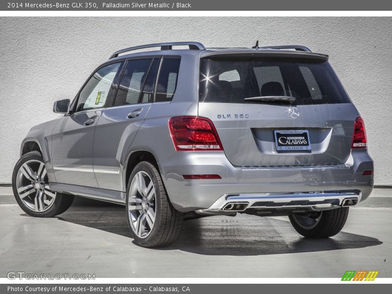 Palladium Silver Metallic / Black 2014 Mercedes-Benz GLK 350