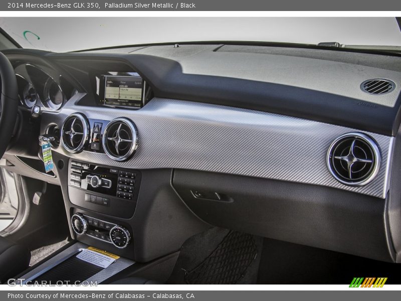 Palladium Silver Metallic / Black 2014 Mercedes-Benz GLK 350