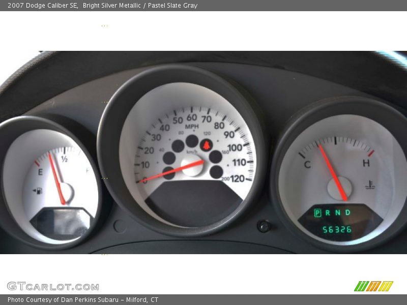 Bright Silver Metallic / Pastel Slate Gray 2007 Dodge Caliber SE