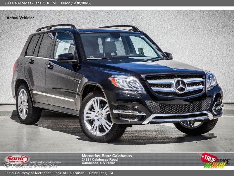 Black / Ash/Black 2014 Mercedes-Benz GLK 350