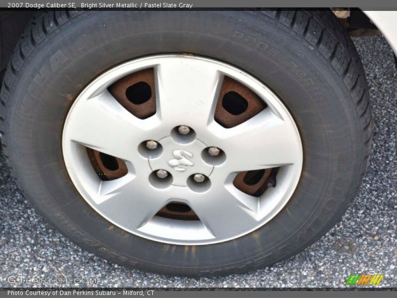 Bright Silver Metallic / Pastel Slate Gray 2007 Dodge Caliber SE