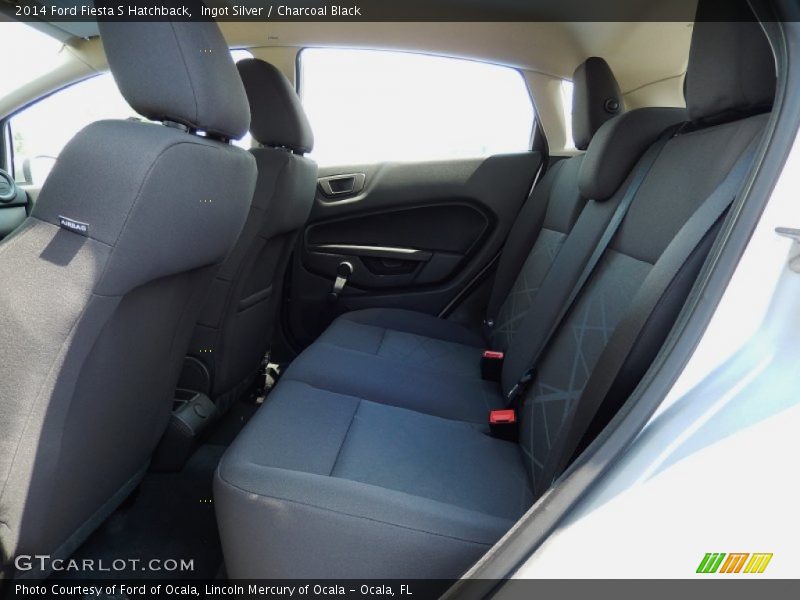 Ingot Silver / Charcoal Black 2014 Ford Fiesta S Hatchback