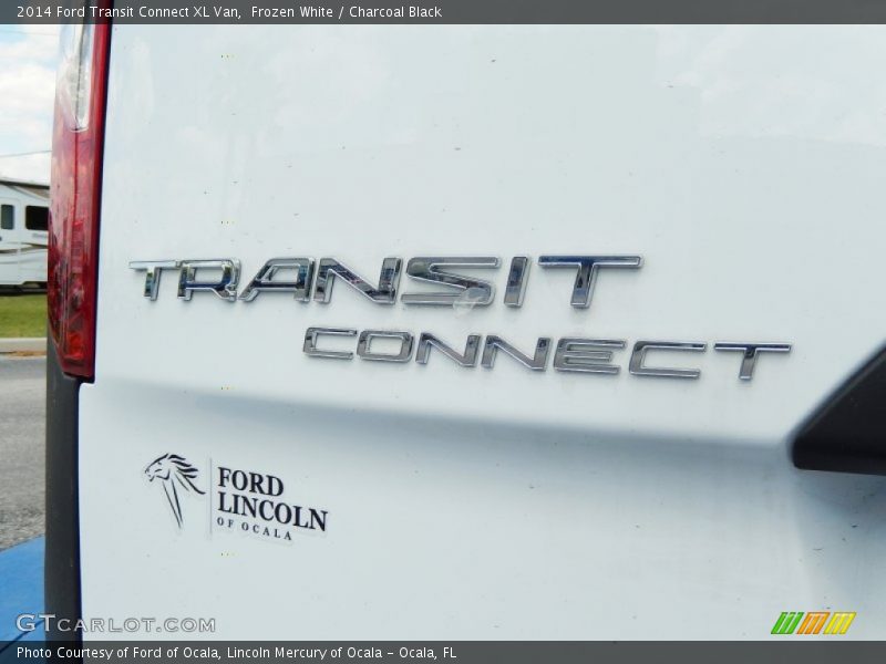 Frozen White / Charcoal Black 2014 Ford Transit Connect XL Van