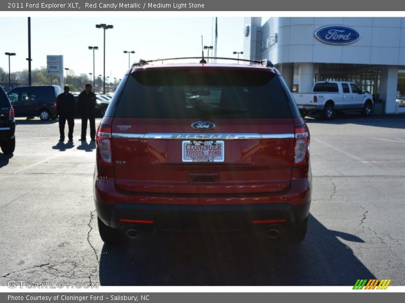 Red Candy Metallic / Medium Light Stone 2011 Ford Explorer XLT