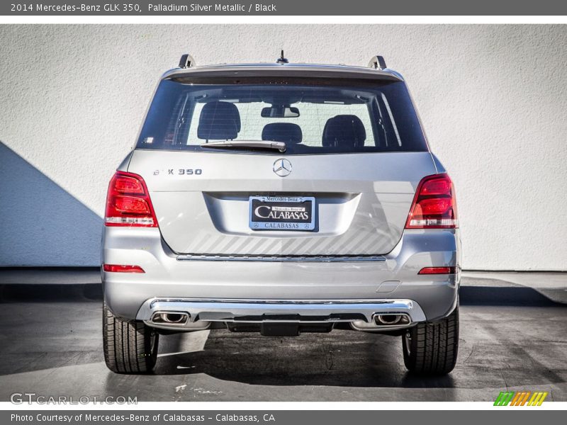 Palladium Silver Metallic / Black 2014 Mercedes-Benz GLK 350