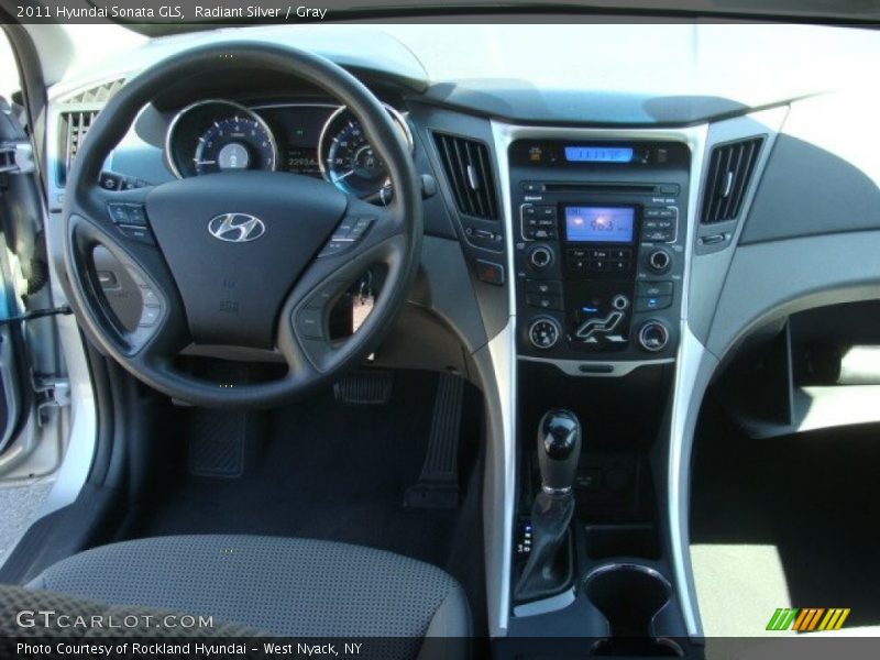 Radiant Silver / Gray 2011 Hyundai Sonata GLS