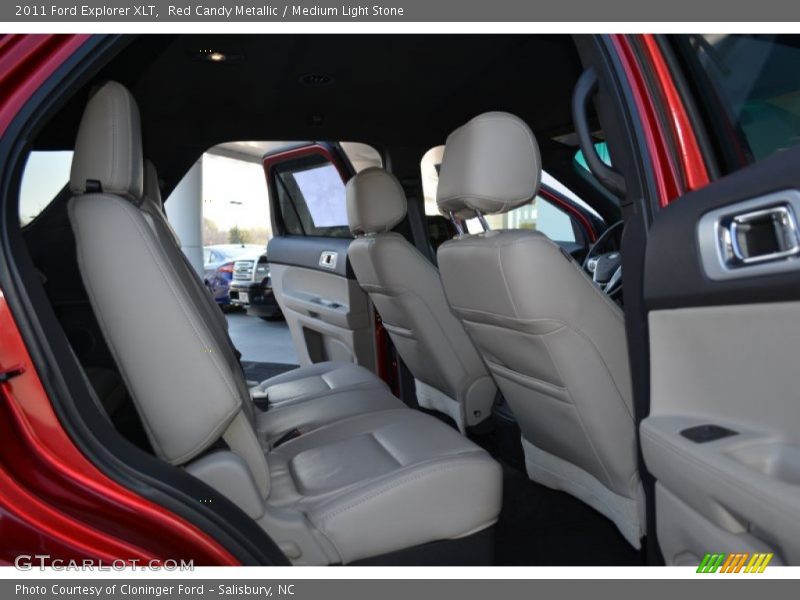 Red Candy Metallic / Medium Light Stone 2011 Ford Explorer XLT