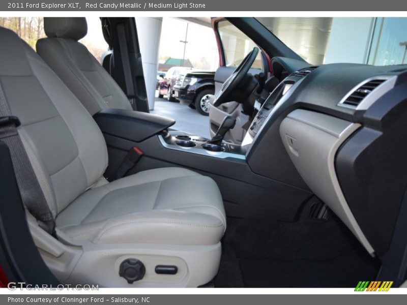Red Candy Metallic / Medium Light Stone 2011 Ford Explorer XLT